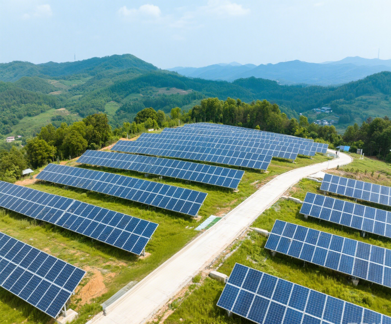 华能湖北咸宁石城方山 100MW 光伏电站项目主体工程.png